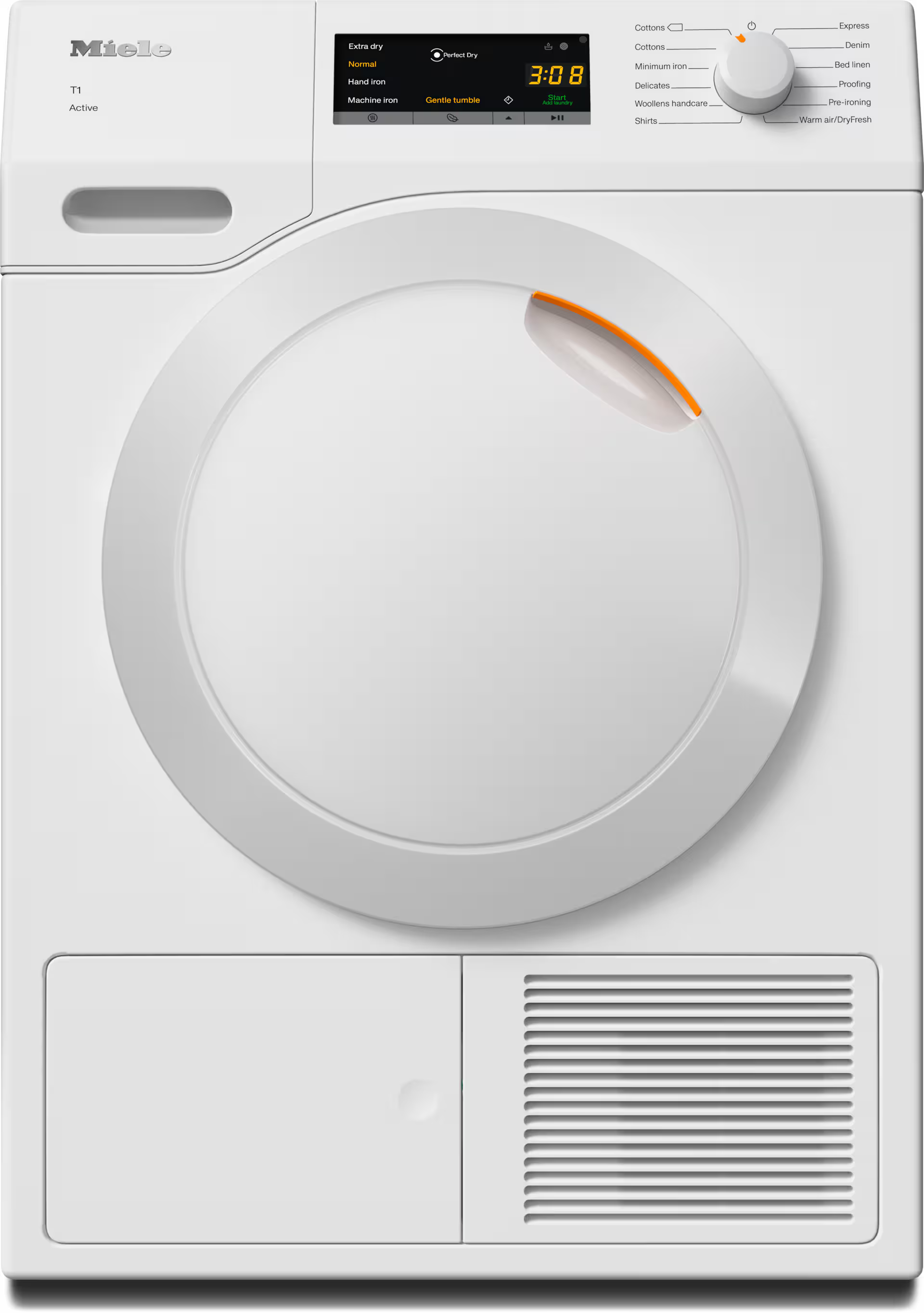 Uscator cu pompa de caldura TCA230WP Active Alb lotus, Miele